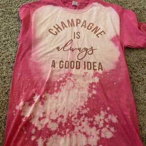 Champagne Bleached Tee